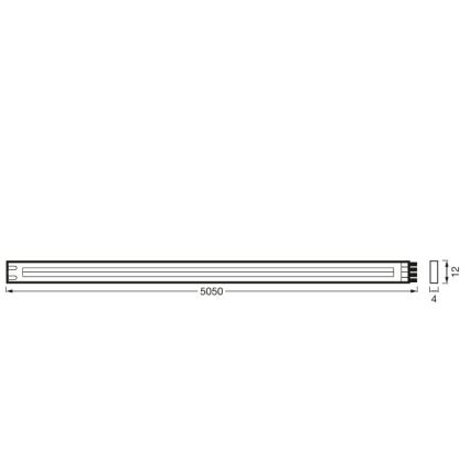 Osram - LED-Außenstreifen FLEX COB 5m LED/24W/230V IP44
