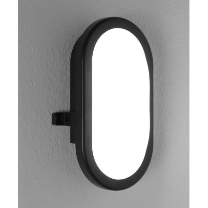Osram - LED-Außenwandleuchte BULKHEAD LED/11W/230V IP54 schwarz