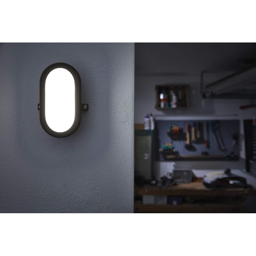 Osram - LED-Außenwandleuchte BULKHEAD LED/6W/230V IP54 schwarz