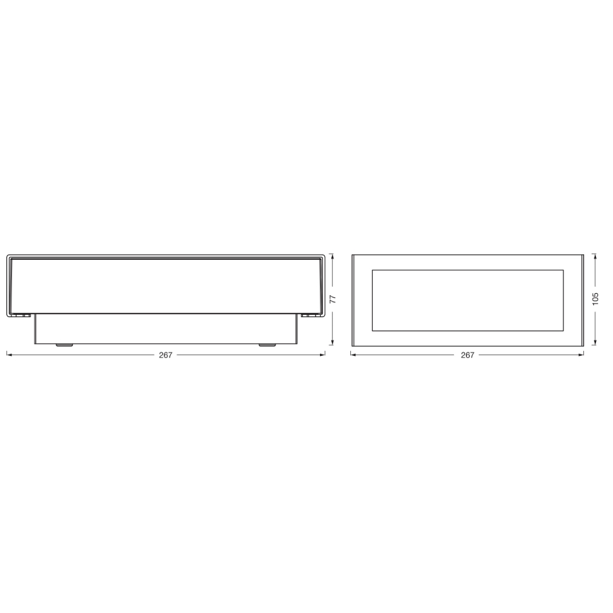 Osram - LED Außenwandleuchte ENDURA STYLE LED/10W/230V IP54 anthrazit