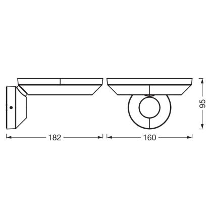Osram - LED Außenwandleuchte ENDURA STYLE LED/12W/230V IP65