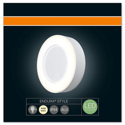 Osram - LED Auβen-Wandbeleuchtung ENDURA LED/13W/230V IP44 weiß