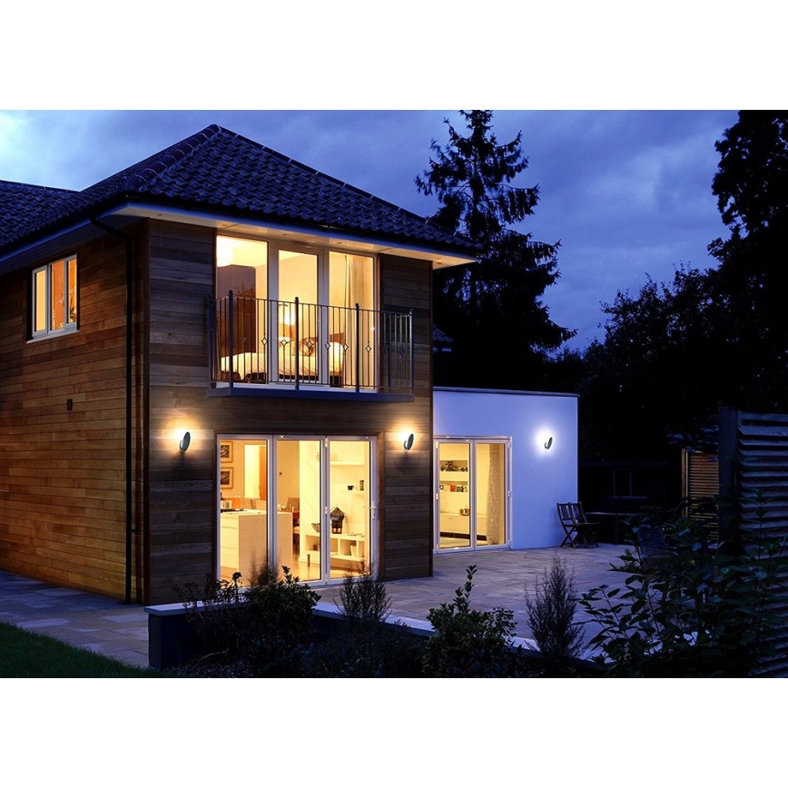 Osram - LED Auβen-Wandbeleuchtung ENDURA LED/8W/230V IP44 schwarz