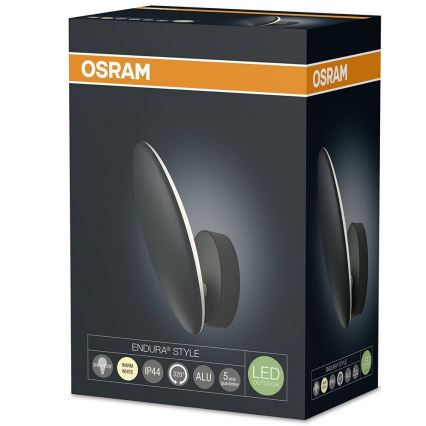 Osram - LED Auβen-Wandbeleuchtung ENDURA LED/8W/230V IP44 schwarz
