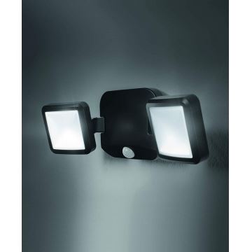 Osram - LED Auβen-Wandbeleuchtung mit Sensor BATTERY 2xLED/10W/6V IP54
