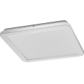 Osram - LED-Baddeckenleuchte ORBIS DISC LED/22W/230V 3000/4000K 30x30 cm IP44 Edelstahl