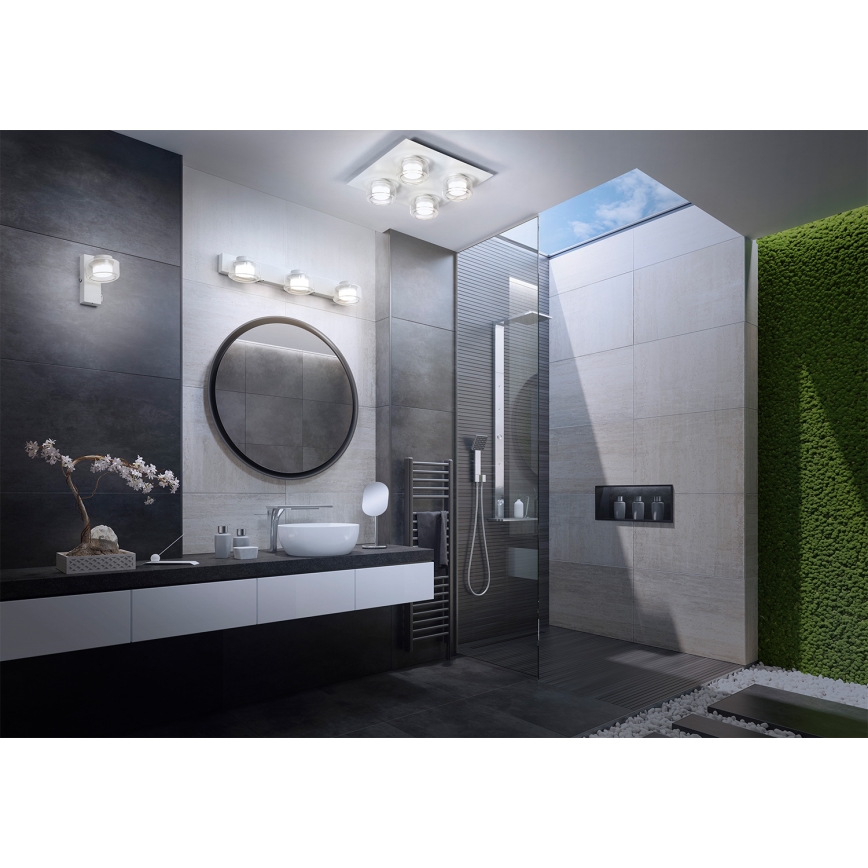 Osram - LED-Badezimmer-Deckenleuchte ORBIS FLAME 4xLED/5,5W/230V 3000/4000K IP44 weiß