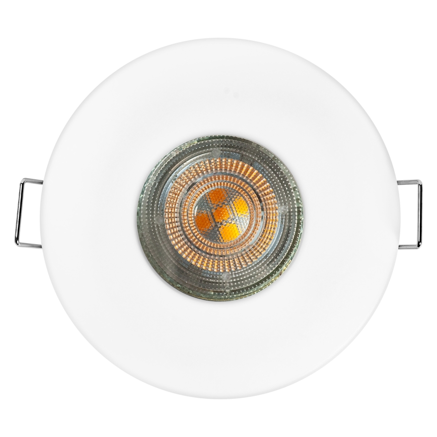 Osram - LED Badezimmer-Einbauleuchte SPOT 1xGU10/4,3W/230V 2700K CRI 90 Ø 8,5 cm IP65 weiß