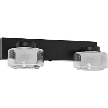 Osram - LED-Badezimmer-Wandleuchte ORBIS FLAME 2xLED/5,5W/230V 3000/4000K IP44 schwarz