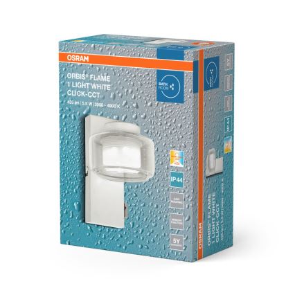 Osram - LED-Badezimmer-Wandleuchte ORBIS FLAME LED/5,5W/230V 3000/4000K IP44 weiß