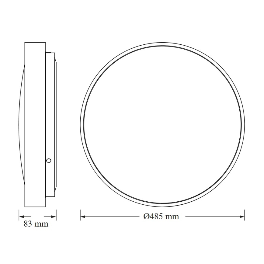 Osram - LED-Deckenleuchte CEILING LUXO LED/36W/230V Ø 49 cm Gold