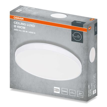 Osram - LED-Deckenleuchte CEILING LUXO LED/36W/230V Ø 49 cm weiß
