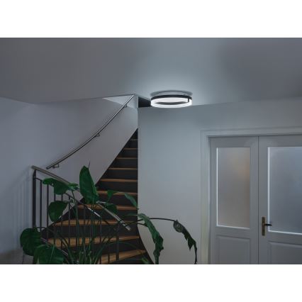 Osram - LED-Deckenleuchte DECOR CIRCLE LED/25W/230V 3000/4000/6500K Ø 40 cm schwarz/weiß