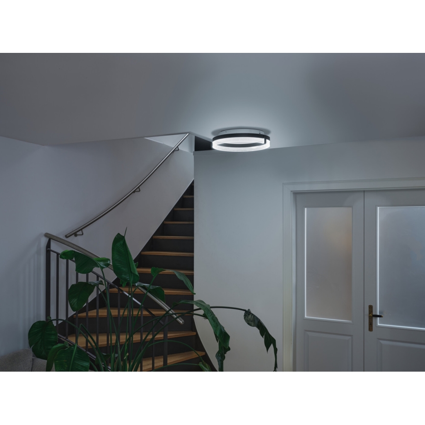 Osram - LED-Deckenleuchte DECOR CIRCLE LED/25W/230V 3000/4000/6500K Ø 40 cm schwarz/weiß
