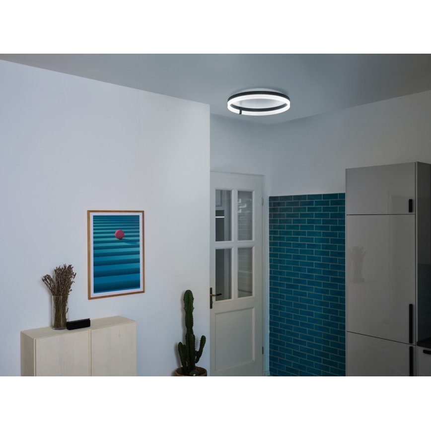 Osram - LED-Deckenleuchte DECOR CIRCLE LED/32W/230V 3000/4000/6500K Ø 50 cm schwarz/weiß