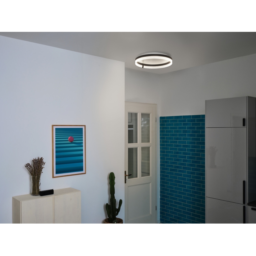 Osram - LED-Deckenleuchte DECOR CIRCLE LED/32W/230V 3000/4000/6500K Ø 50 cm schwarz/weiß
