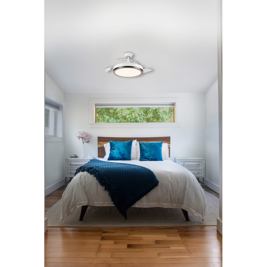 Osram - LED-Deckenleuchte mit Ventilator LED/66W/230V 3000/4000/6500K weiß + Fernbedienung