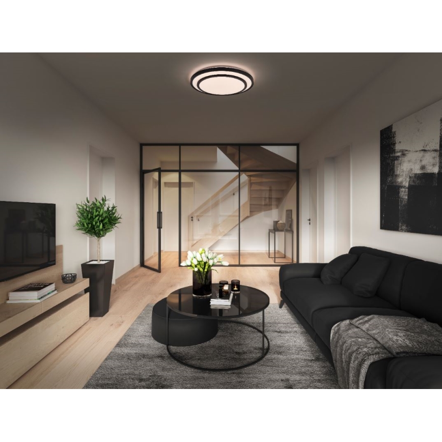 Osram - LED Deckenleuchte ORBIS BERLIN LED/24W/230V Ø 39 cm schwarz