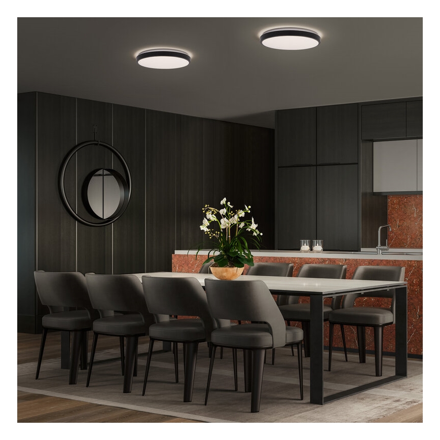 Osram - LED-Deckenleuchte ORBIS LONDON LED/16W/230V Ø 28 cm schwarz