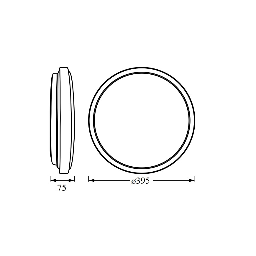Osram - LED-Deckenleuchte ORBIS LONDON LED/24W/230V Ø 39,5 cm weiß