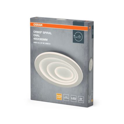 Osram - LED-Deckenleuchte ORBIS SPIRAL LED/37W/230V weiß