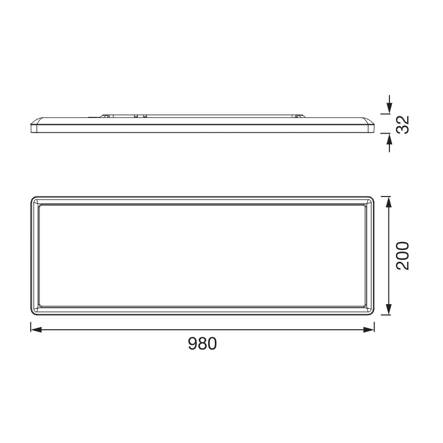 Osram - LED-Deckenleuchte PLANON EASYFIX LED/30W/230V 2800/4000/6000K IP54 schwarz