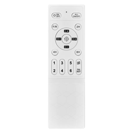 Osram - LED-dimmbare Deckenleuchte mit Ventilator CEILING FAN LED/49W/230V 2700-6500K weiß/gold + Fernbedienung