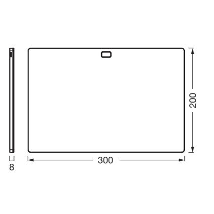 Osram - Dimmbare LED-Unterbauleuchte mit Bewegungsmelder UNDERCABINET LED/7,5W/230V 3000/4000/6500K 20x30 cm weiß