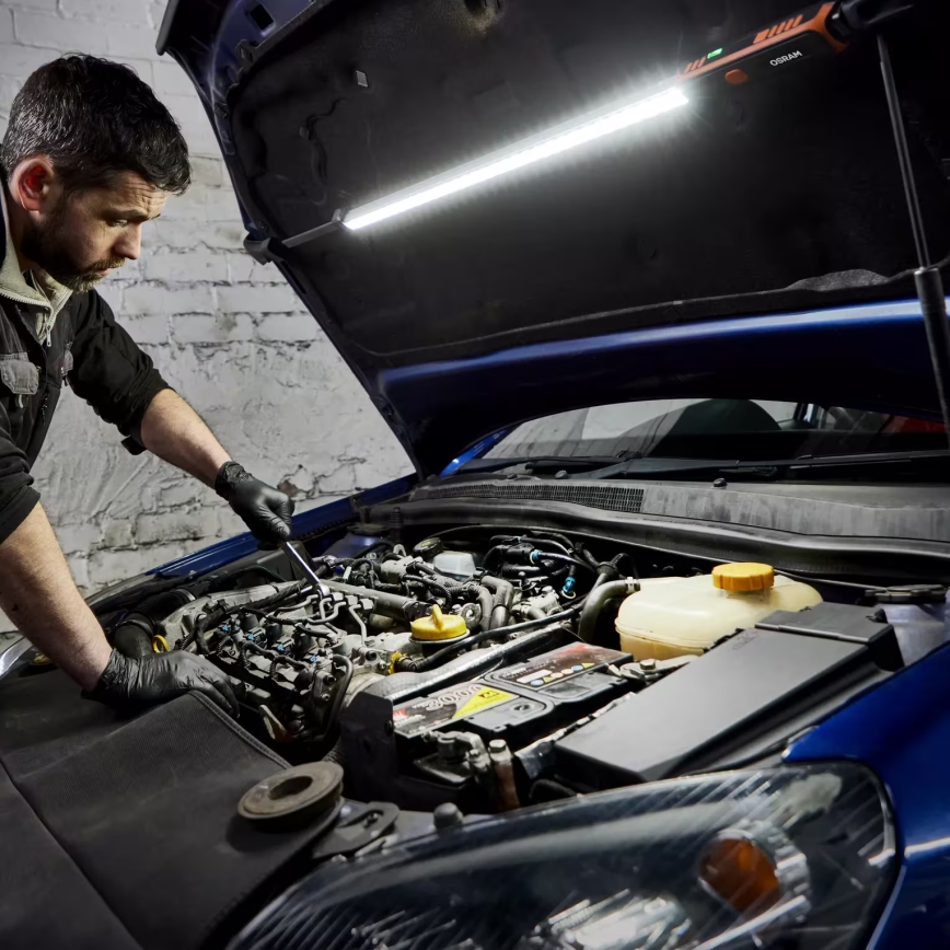 Osram - Dimmbare, wiederaufladbare LED-Inspektionsleuchte LEDINSPECT UNDERBONNET LED/16W/3,7V IP65 4400 mAh