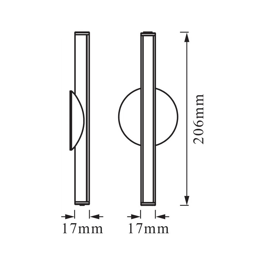Osram - LEDSTIXX LED/2W/5V, dimmbares, wiederaufladbares Orientierungslicht, CRI 90, IP44, Weiß