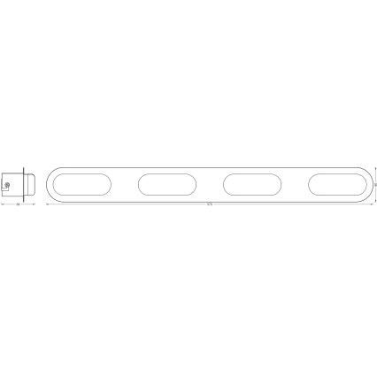 Osram - LED-dimmbare Badezimmer-Wandleuchte SMART+ DUPLO LED/24W/230V 3000-6500K IP44 Wi-Fi