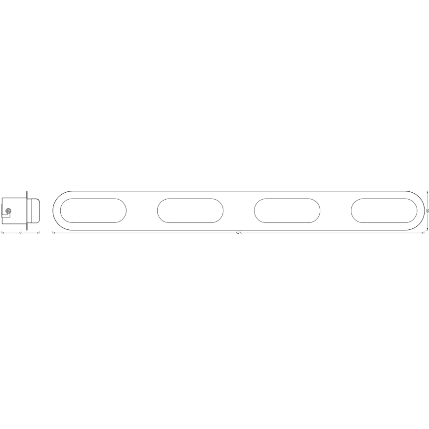 Osram - LED-dimmbare Badezimmer-Wandleuchte SMART+ DUPLO LED/24W/230V 3000-6500K IP44 Wi-Fi