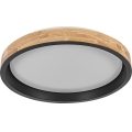 Osram - LED-dimmbare Deckenleuchte MARIANO LED/36W/230V Ø 51 cm Eiche/schwarz