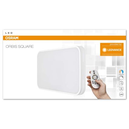 Osram - LED Dimmbare Deckenleuchte ORBI SQUARE LED/30W/230V 3000K-6500K