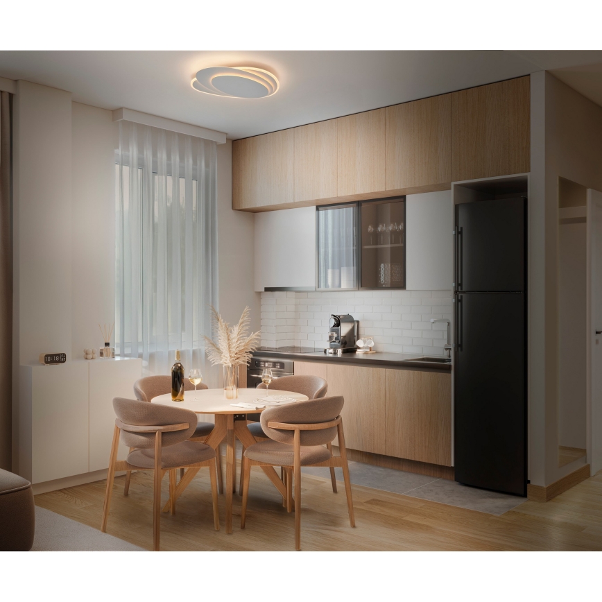 Osram - LED-dimmbare Deckenleuchte ORBIS LAYERS LED/50W/230V 2600-6000K 36x49 cm weiß + Fernbedienung
