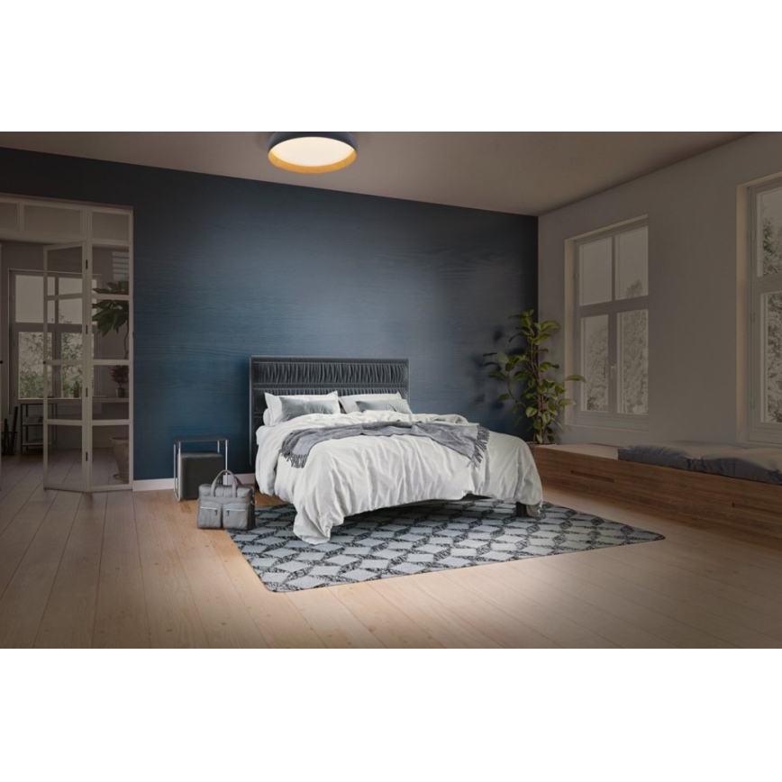 Osram - LED-dimmbare Deckenleuchte ORBIS LIVIA LED/16W/230V Ø 30 cm Anthrazit/Braun