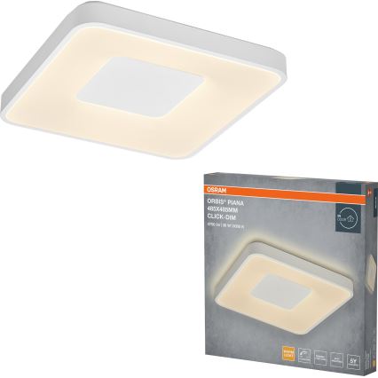 Osram - dimmbare LED-Deckenleuchte ORBIS PIANA LED/36W/230V 48,5x48,5 cm weiß