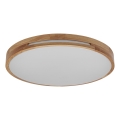 Osram - LED-dimmbare Deckenleuchte ORBIS WOODBURRY LED/24W/230V Ø 39 cm beige