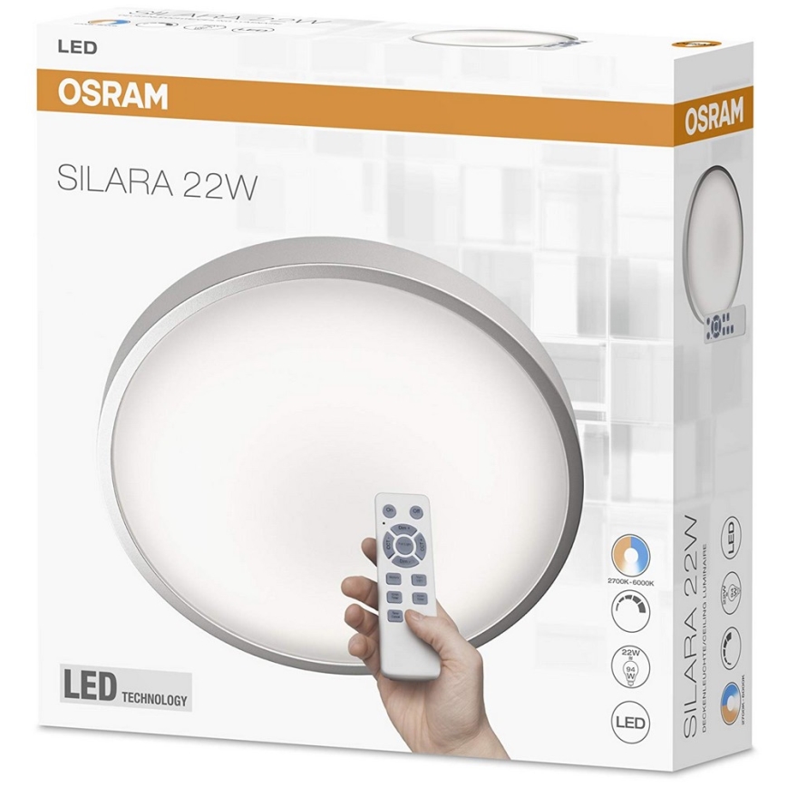 Osram - LED Dimmbare Deckenleuchte SILARA LED/22W/230V 2700K-6000K