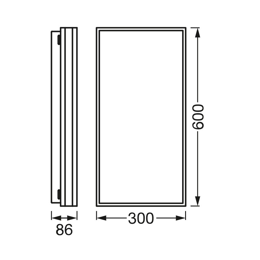 Osram - dimmbare LED-Deckenleuchte SMART+ MAGNET LED/42W/230V 30x60 cm 3000-6500K Wi-Fi