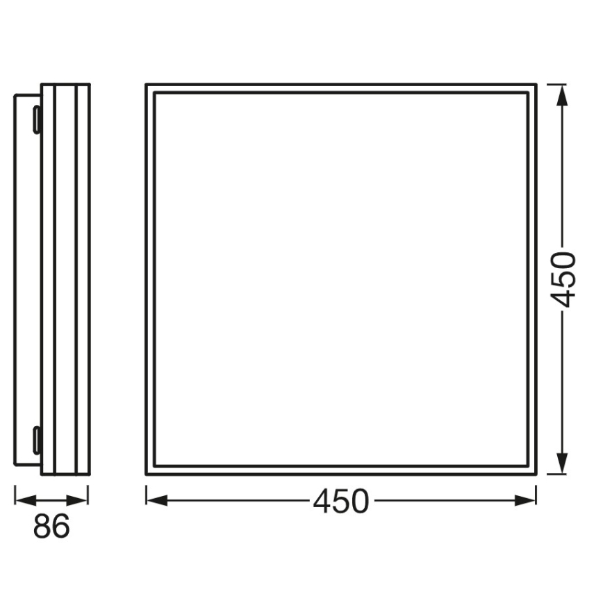 Osram - dimmbare LED-Deckenleuchte SMART+ MAGNET LED/42W/230V 45x45 cm 3000-6500K Wi-Fi