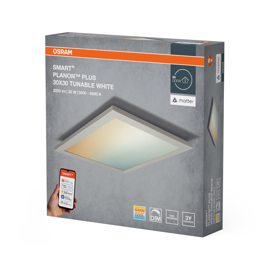 Osram - LED Dimmbare Deckenleuchte SMART+ PLANON LED/20W/230V 3000-6500K 30x30 cm Wi-Fi
