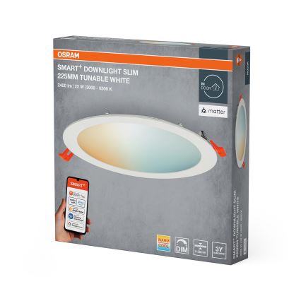 Osram - LED-dimmbares Downlight SMART+ LED/22W/230V 3000-6500K Wi-Fi