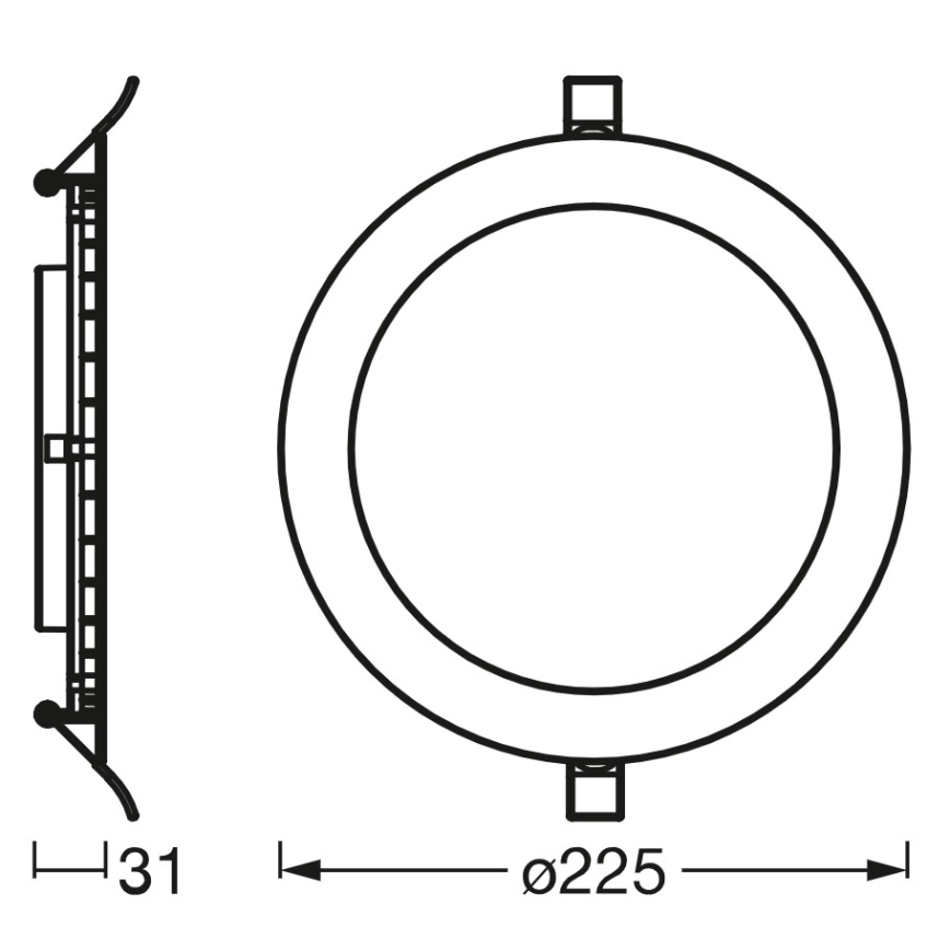 Osram - LED-dimmbares Downlight SMART+ LED/22W/230V 3000-6500K Wi-Fi