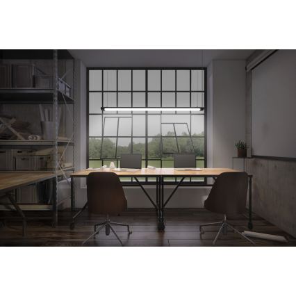 Osram - Dimmbare LED-Pendelleuchte mit Seilaufhängung OFFICE LINE LED/40W/230V 4000K 120 cm schwarz