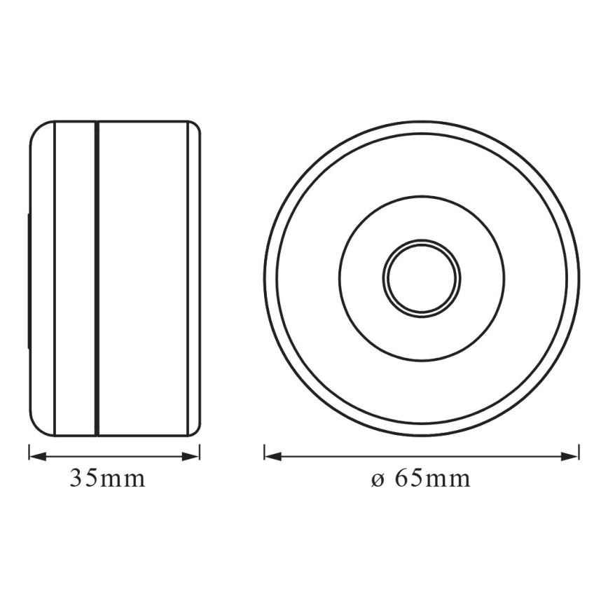 Osram - dimmbares LED-Orientierungslicht DOT-IT LED/0,45W/5V 500 mAh weiß