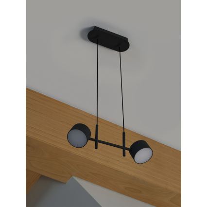 Osram - LED-dimmbare Pendelleuchte an Kabel DECOR KYOTO, 2×LED / 10 W / 230 V / CRI 90, schwarz