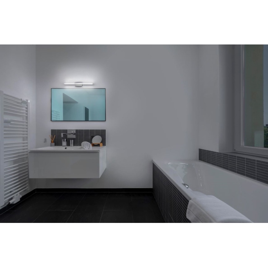 Osram - Dimmbare LED-Spiegelleuchte ORBIS MIRROR LED/6,8W/230V 40 cm 3000/4000K IP44 glänzender Chrom