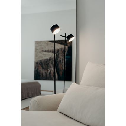 Osram - dimmbare Touch-Stehlampe DECOR KYOTO LED/12W/230V CRI 90 schwarz