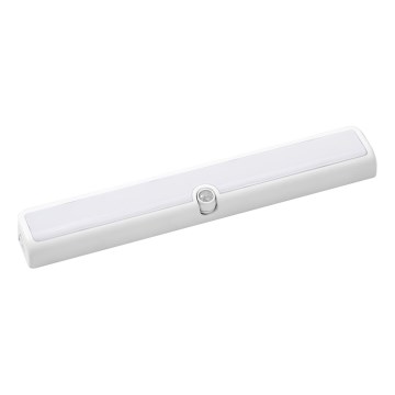 Osram - LED-dimmbare Unterbauleuchte mit Bewegungs- und Dämmerungssensor LINEAR LED/3,8W/5V/3xAA 3000K 30 cm weiß